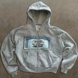 ProfitMinded Gray Zipup Hoodie